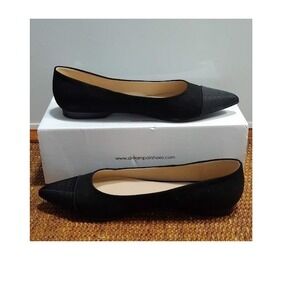 Dream Pairs Women's Ballet Flats Size 7.5 Black Pointed Toe New in‎ Box